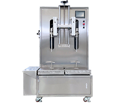 新上市雙頭稱重灌裝機運行視頻，工廠實拍！